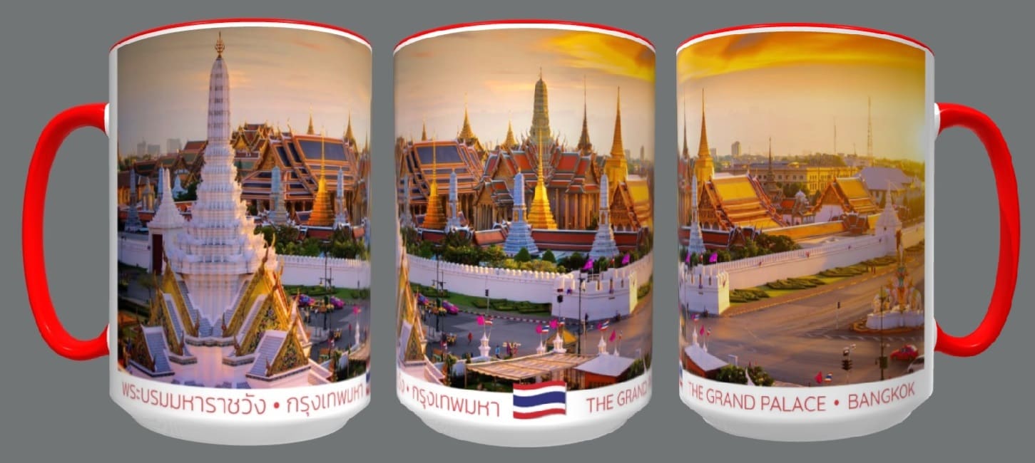 Bangkok's Grand Palace mug.