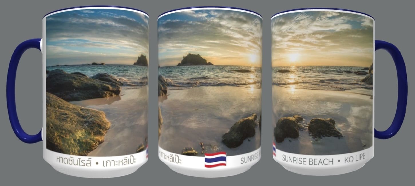 Sunrise beach, Ko Lipe mug.